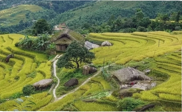 Khung cảnh thiên nhiên tươi đẹp của Hà Giang, nơi có nguồn cá sông dồi dào