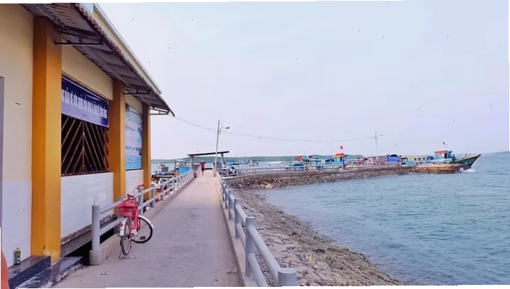 Khung cảnh thiên nhiên yên bình tại Đảo Thạnh An
