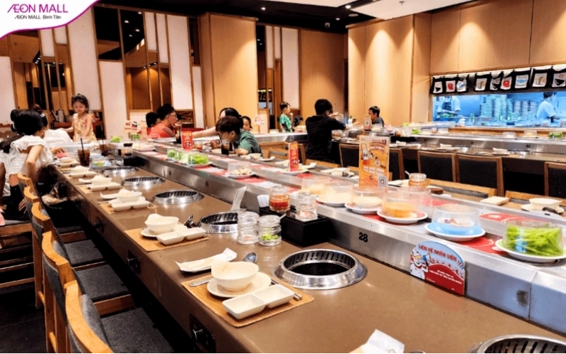 Kichi Kichi - Nhà hàng buffet lẩu băng chuyền tại AEON MALL Bình Tân