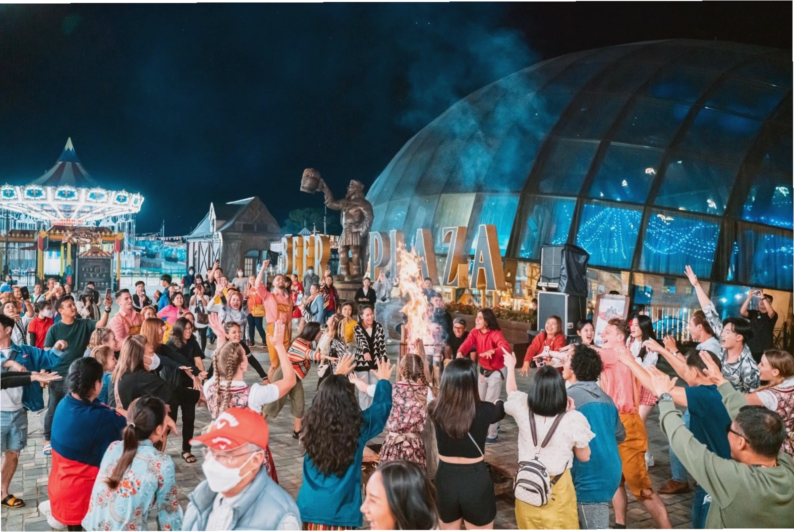 Kiến trúc Beer Plaza ấn tượng với mặt kính lớn