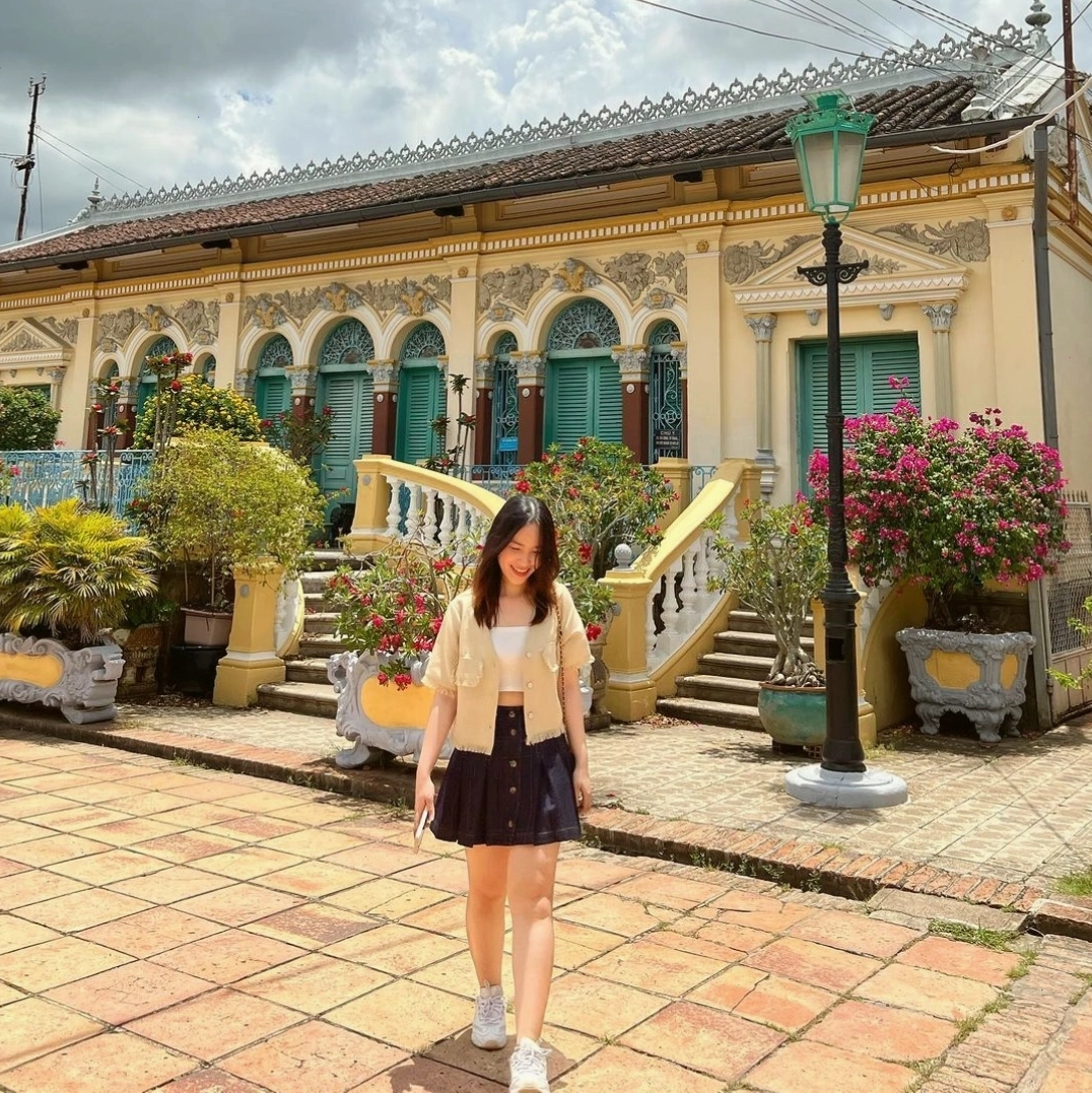 Kiến trúc cổ kính của Nhà cổ Bình Thủy