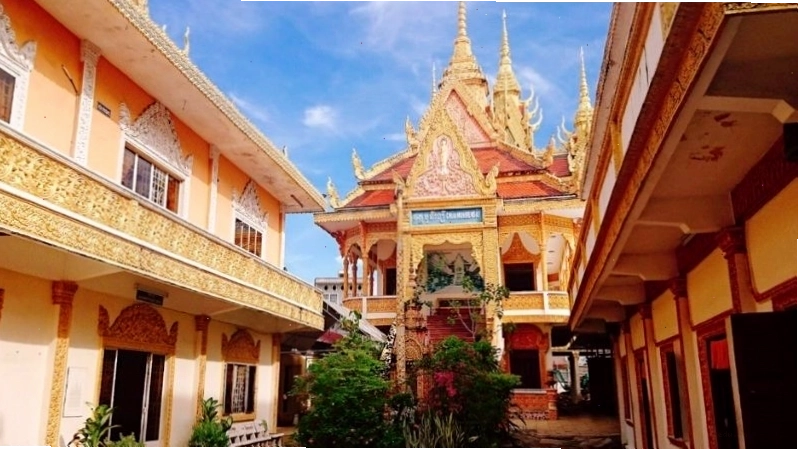 Kiến trúc đặc trưng của Chùa Khmer Munir Ansay