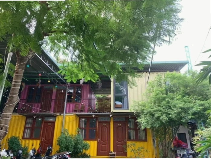 Kiến trúc độc đáo của homestay container Vũng Tàu