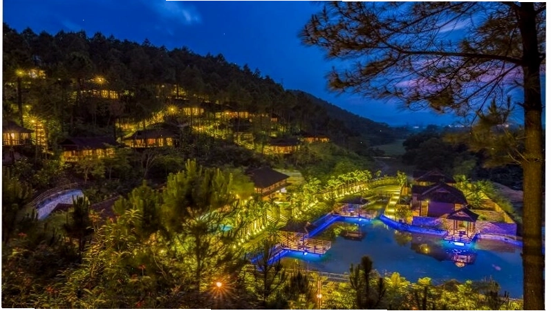Kiến trúc độc đáo của Sankofa Village Hill Resort & Spa Huế