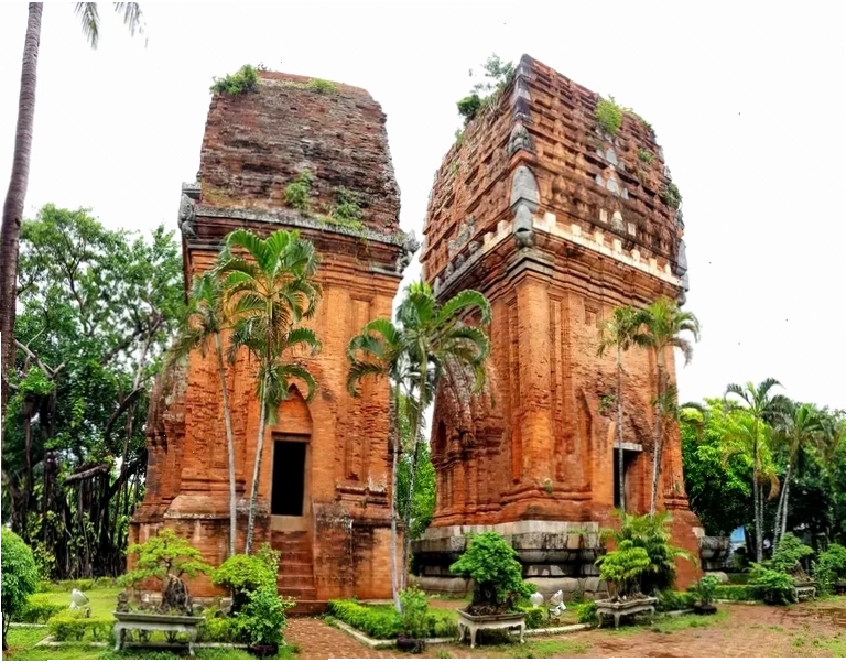 Kiến trúc độc đáo của Tháp Đôi Quy Nhơn