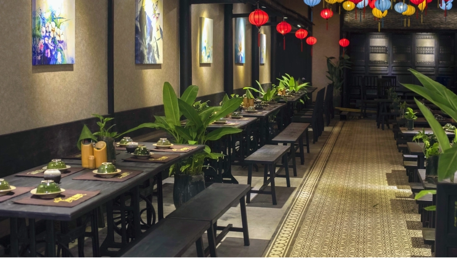 Làng Ngon Corner phục vụ nhiều món ăn dân dã hấp dẫn