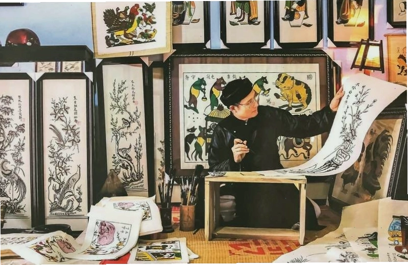 Làng tranh Đông Hồ - Nơi gìn giữ nghệ thuật làm tranh dân gian