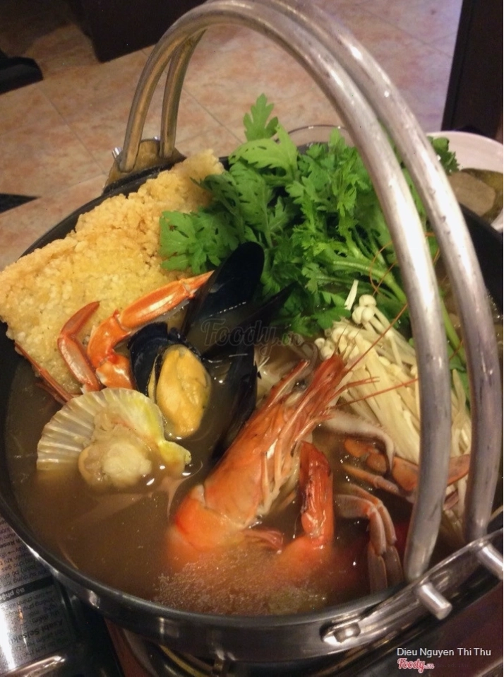 Lẩu cơm cháy Hàn Quốc