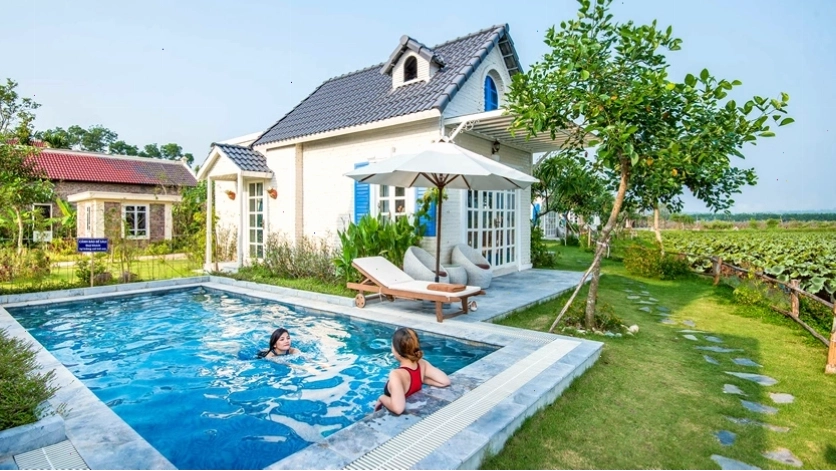 Lotus Bungalow yên bình giữa không gian xanh của Vườn Vua