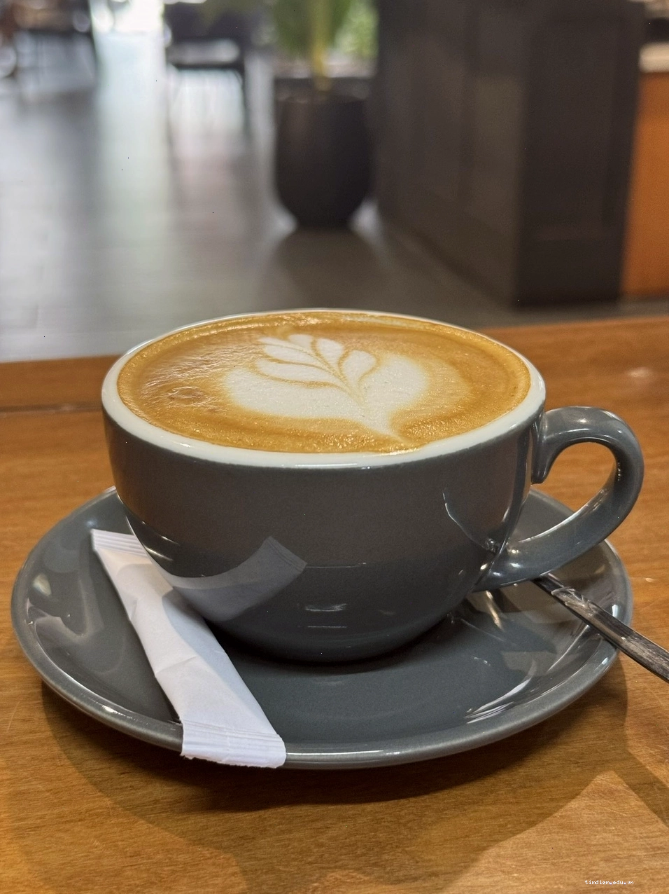 Ly Cappuccino thơm ngon tại Cafe Culture