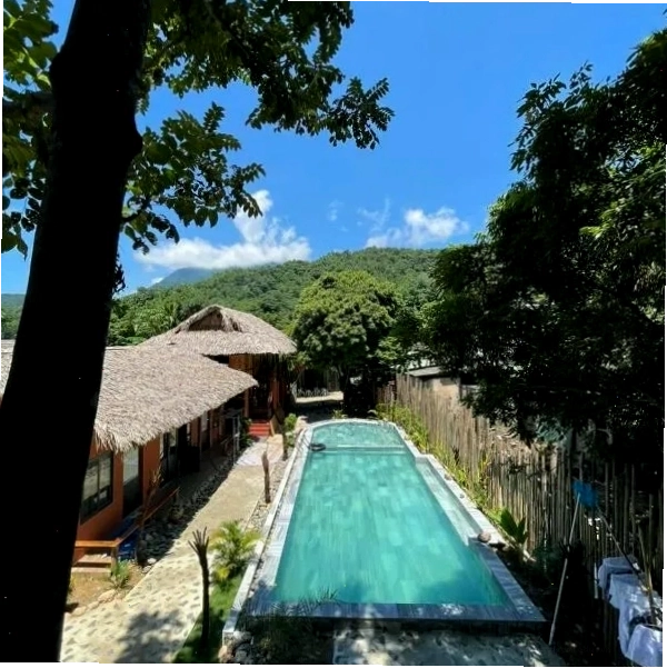 Mai Chau Tropical Homestay với hồ bơi và view đẹp