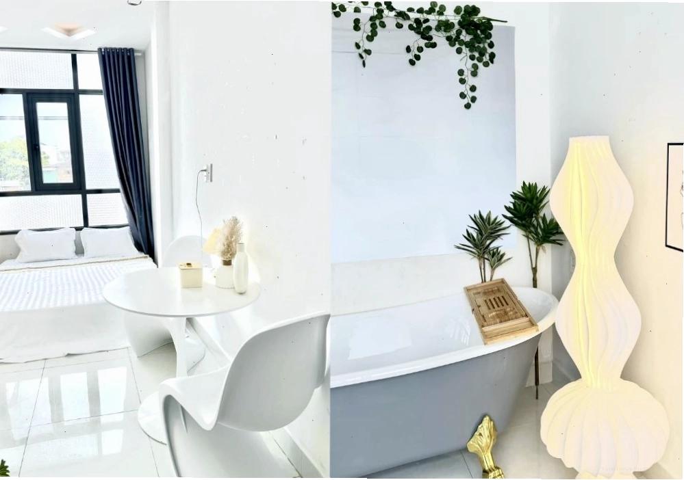 Màu chủ đạo của Daisy Homestay Tân Bình là màu trắng sáng