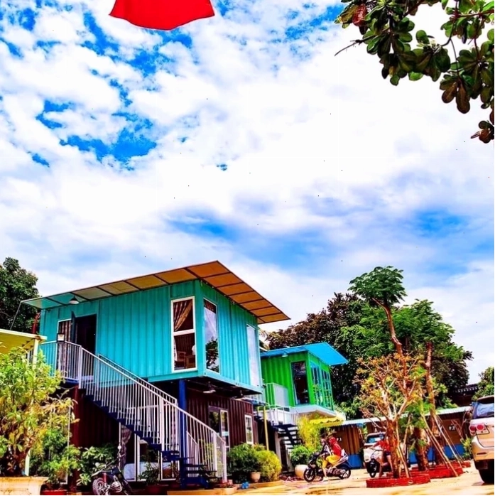 Mẫu homestay container Vũng Tàu nhìn ra biển