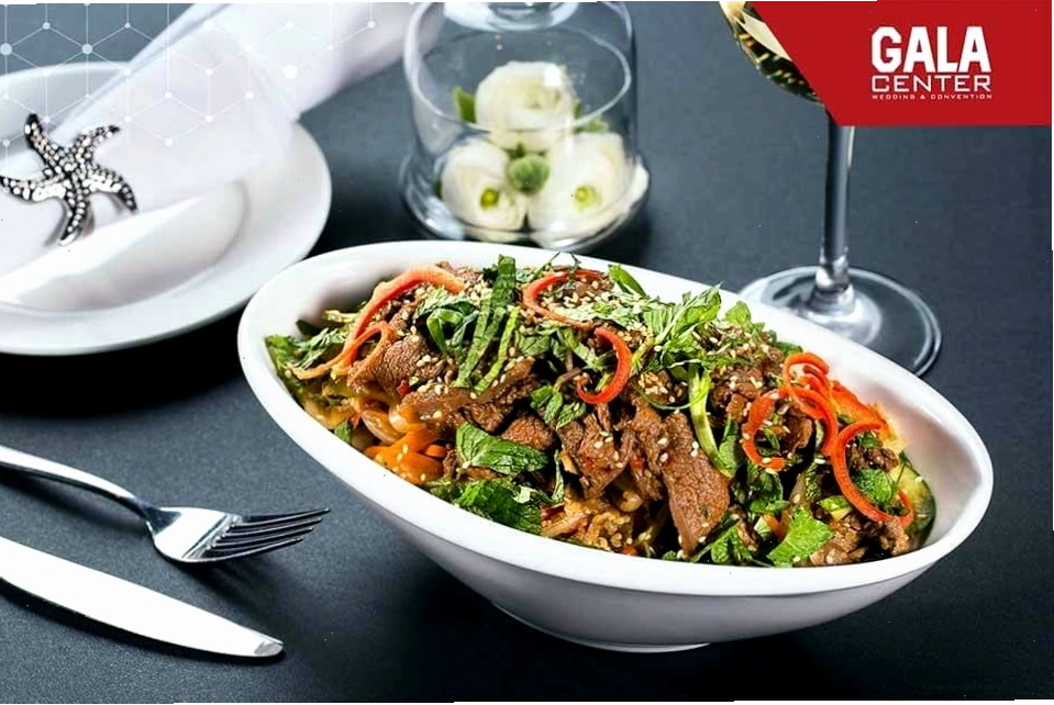 Mẫu thực đơn tiệc cưới 8 món với giá tốt tại nhà hàng