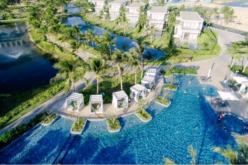 Meliá Hồ Tràm Beach Resort với kiến trúc Địa Trung Hải đặc trưng