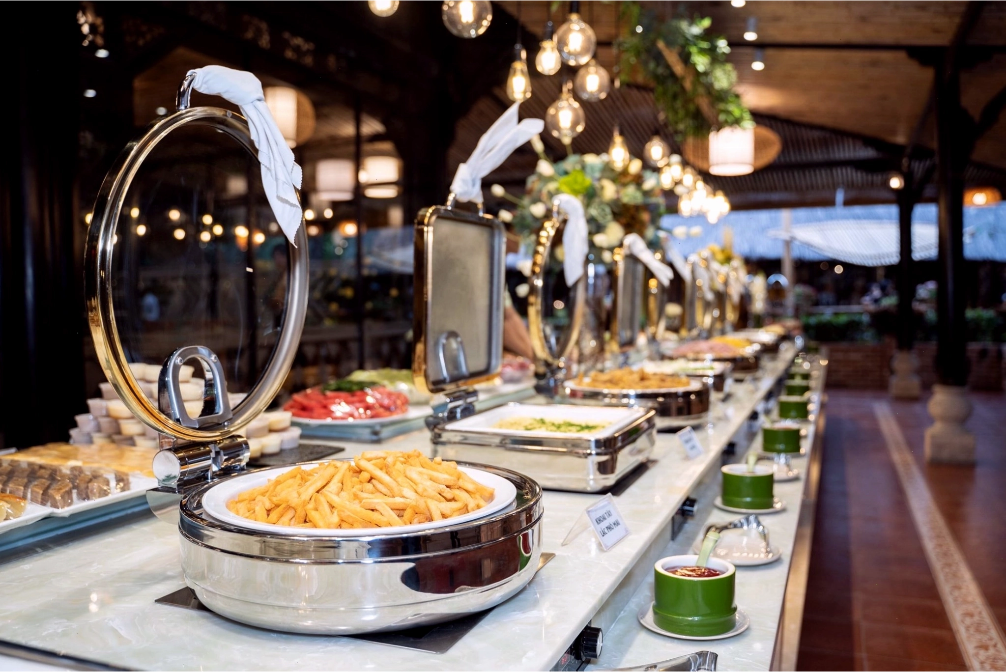 Menu Buffet NAN tại Khu Du Lịch Bến Xưa