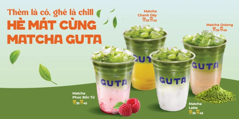 Menu Guta Cafe: Khám phá hương vị mới và combo hấp dẫn 2026