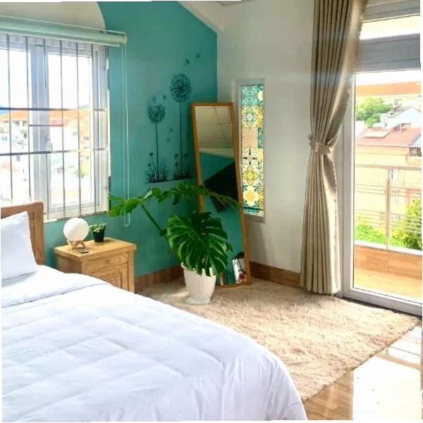 Mi Casa Homestay Đà Lạt nhìn ra khung cảnh thành phố