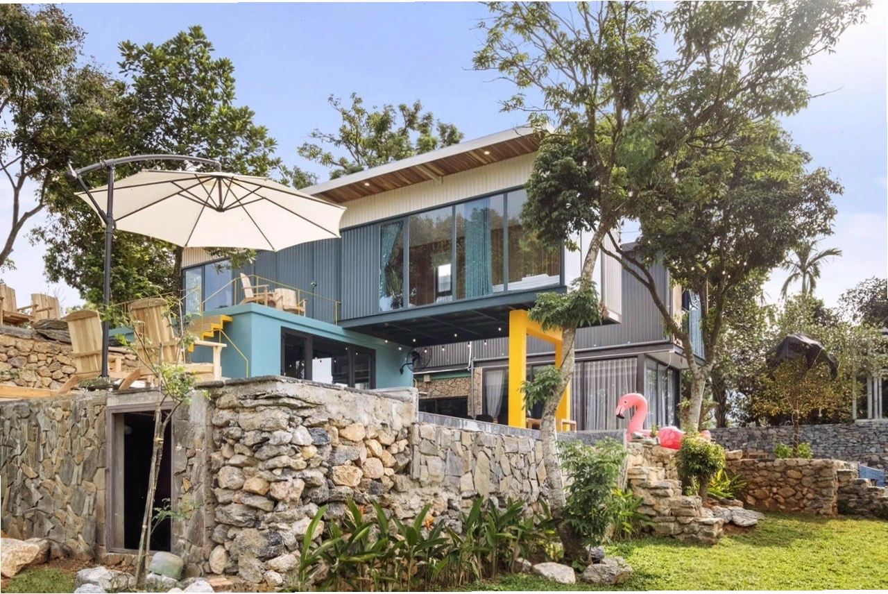 Mia Homestay Ba Vì có hồ bơi riêng và khu vực BBQ thoáng đãng