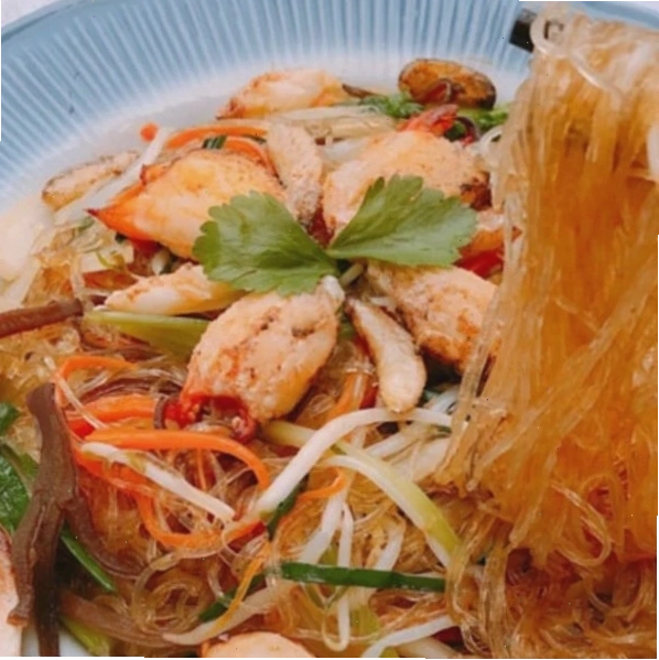 Miến xào cua hấp dẫn