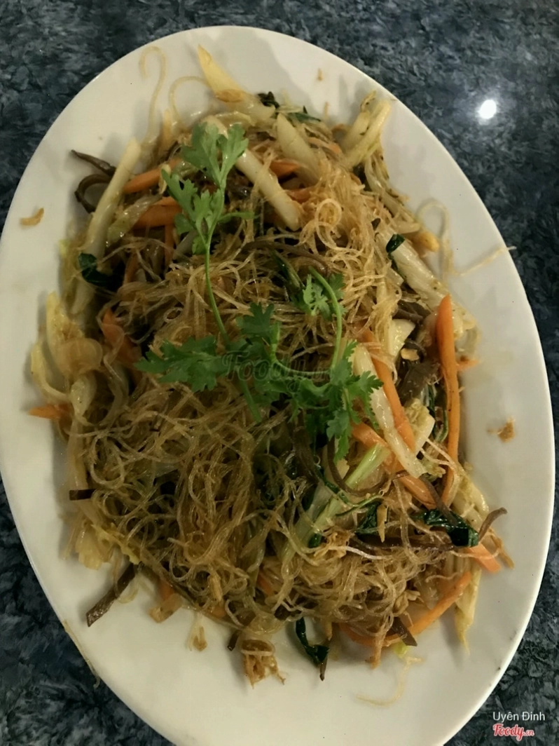 Miến xào cua