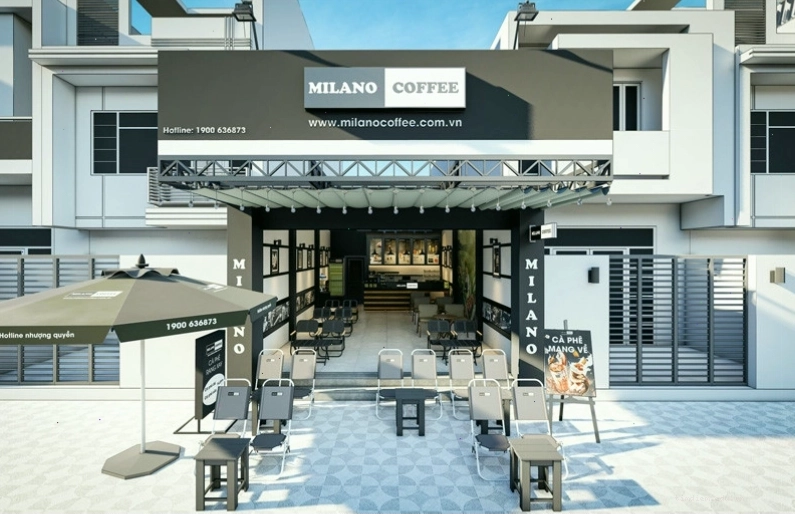 Mô hình G1 Tiêu chuẩn của Cafe Milano - Không gian thoải mái