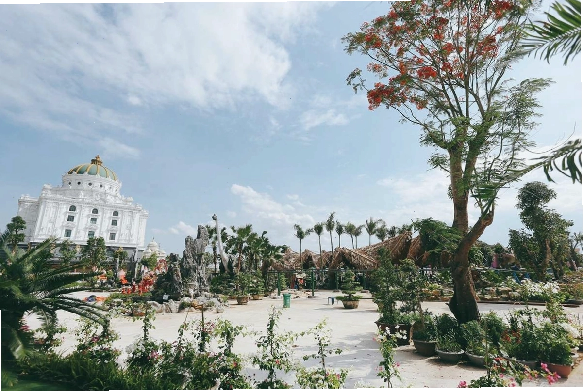 Mô hình khủng long ấn tượng tại Công viên khủng long Ninh Bình