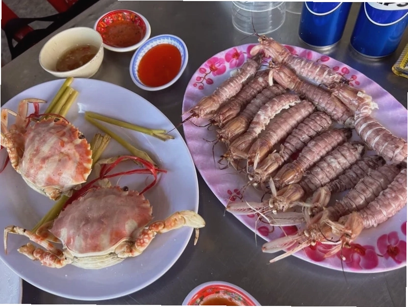 Món ăn đơn giản vị ngọt tự nhiên tại Quán Eo Biển