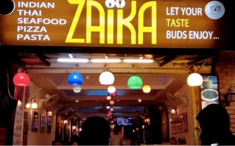 Món ăn tại nhà hàng Zaika