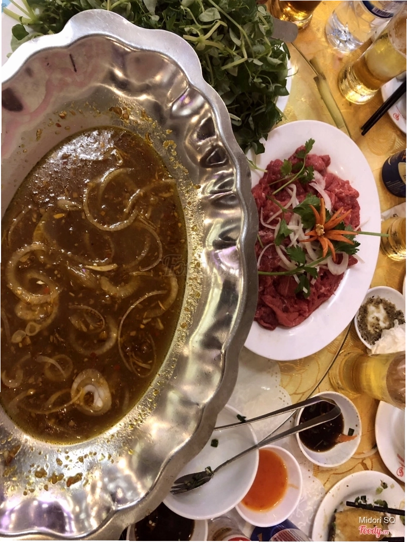 Món bò nhúng me thơm ngon tại Nhà hàng Cần Phong 2