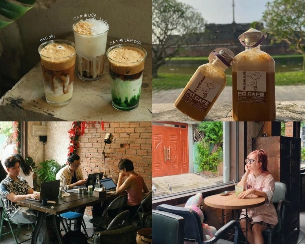 Món cà phê muối đặc trưng tại Pờ Café