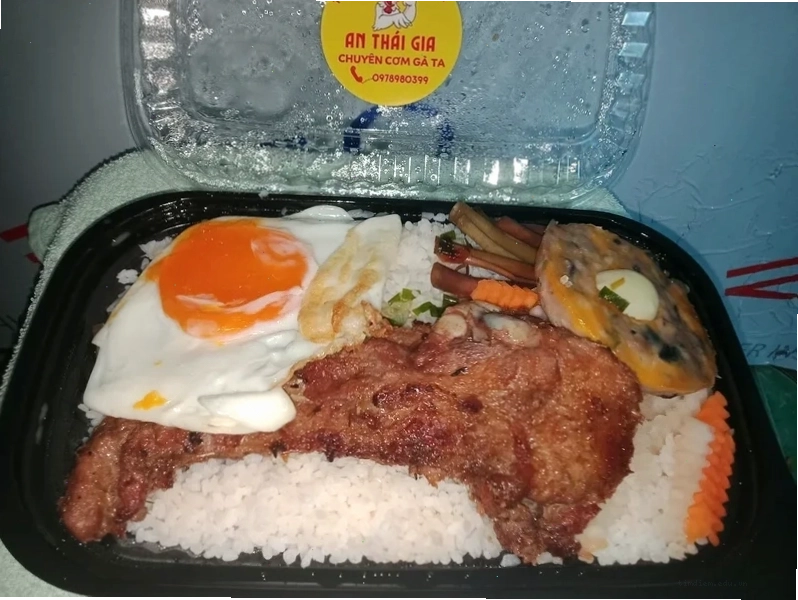 Món cơm Thái tại Tiệm cơm An Thái Gia