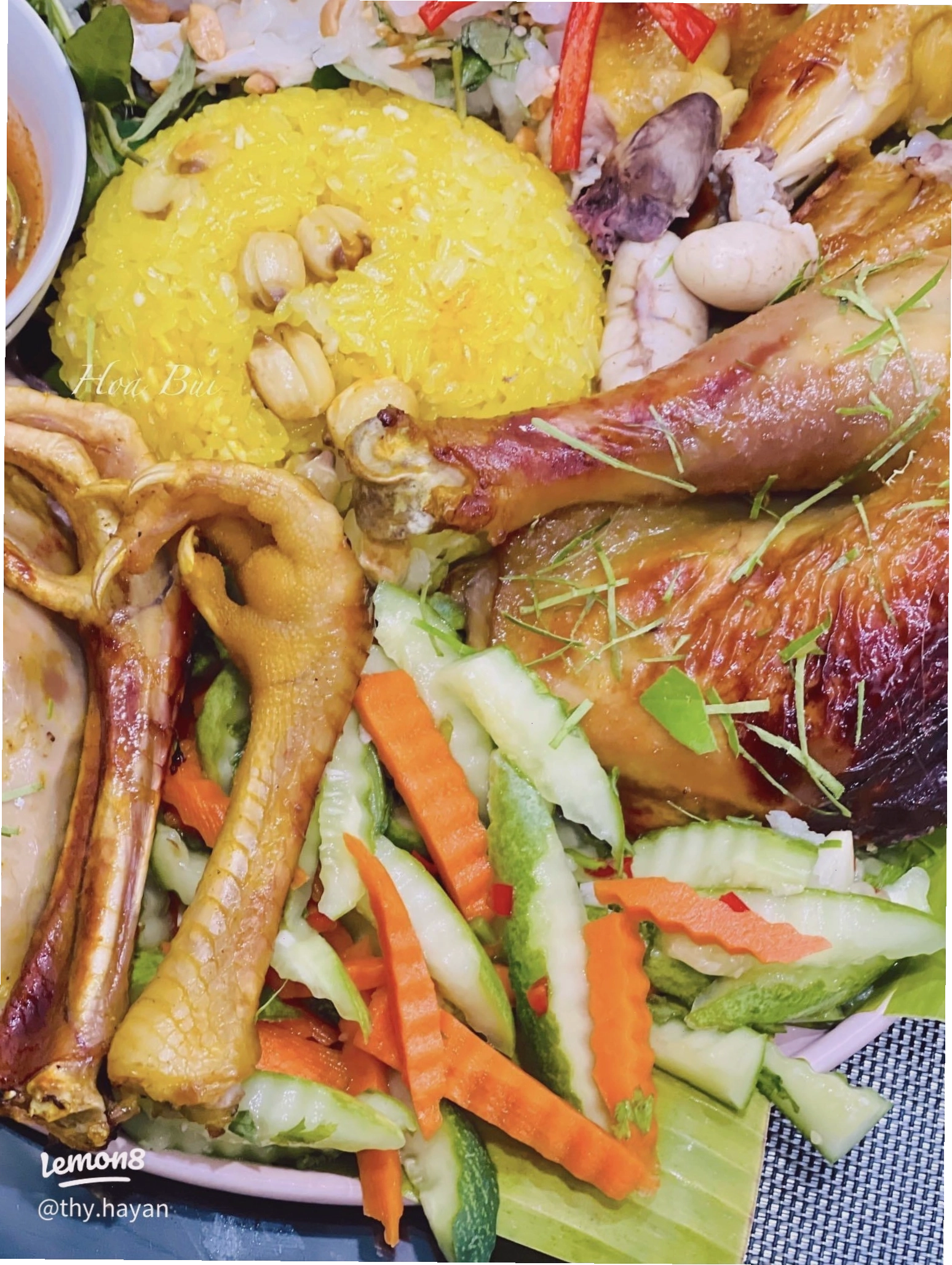 Món gà thảo quả hấp hoặc nướng đặc trưng của vùng núi rừng Cúc Phương