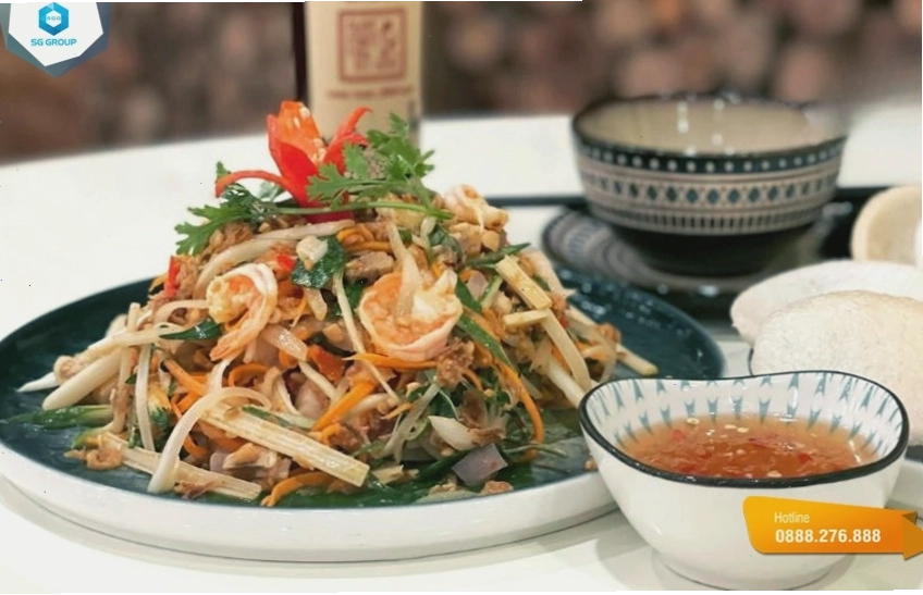 Món gỏi ốc thanh tao tại nhà hàng Mũi Né Xưa