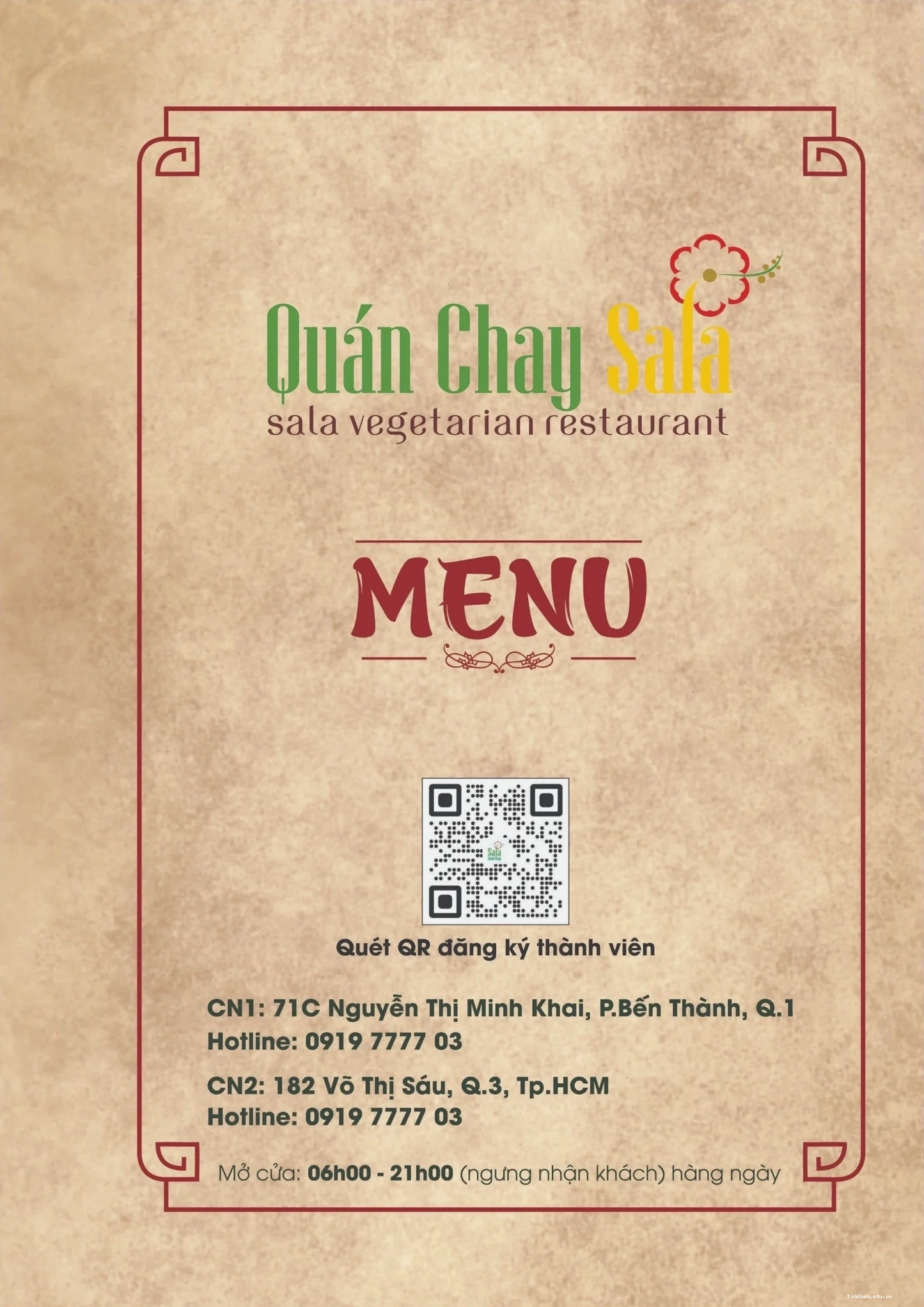 Món Menu Sala bán chạy nhất đa dạng và hấp dẫn