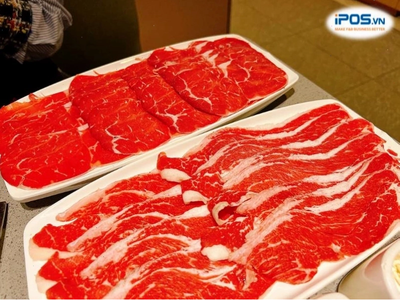 Món thịt bò và thịt dê là những lựa chọn hàng đầu tại Haidilao
