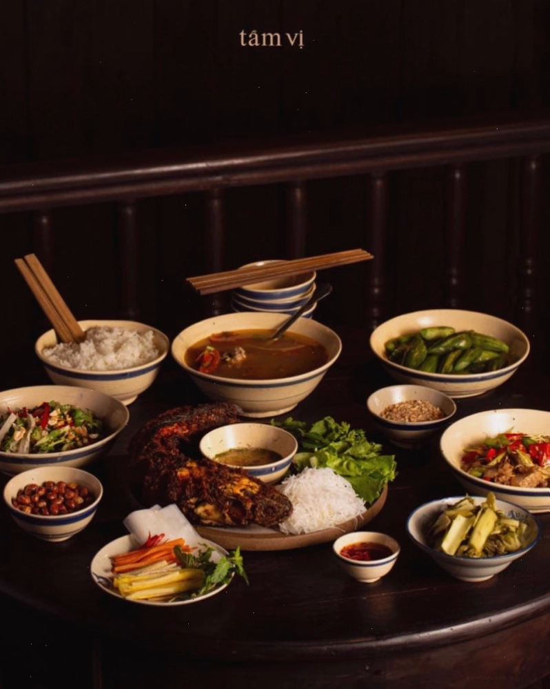 Món tráng miệng đẹp mắt tại nhà hàng Tầm Vị