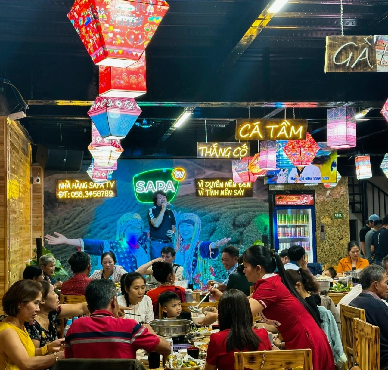 Món trâu gác bếp tại Nhà hàng Sapa TV