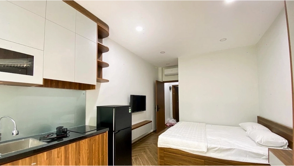 Moon Apartment được trang bị đầy đủ tiện nghi hiện đại