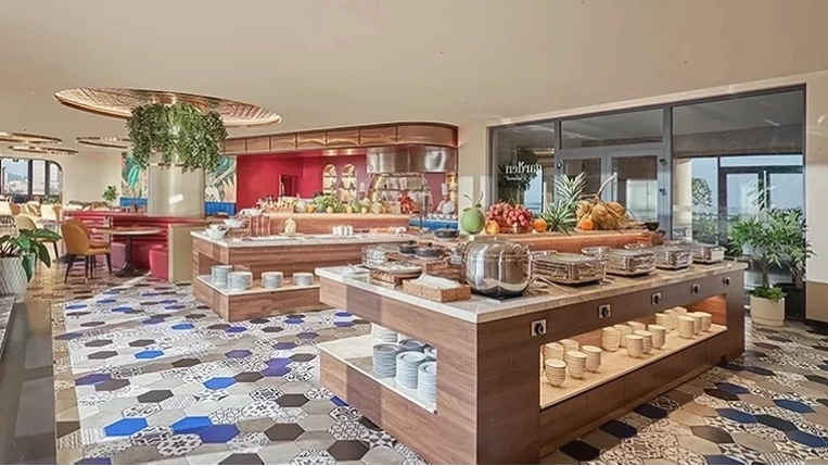 Một góc ẩm thực tại nhà hàng Vias Hotel Vũng Tàu