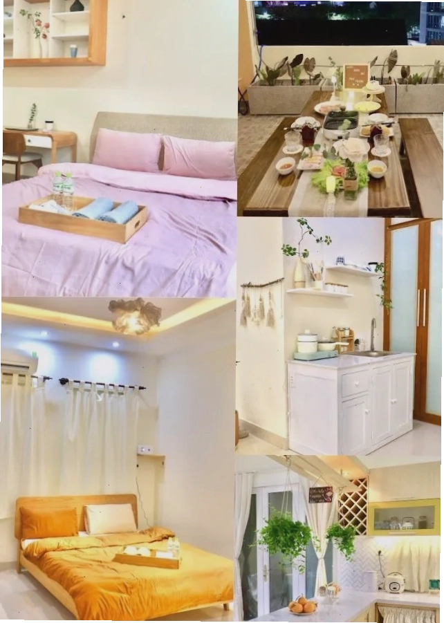 Một góc homestay với phong cách mộc mạc, gần gũi thiên nhiên