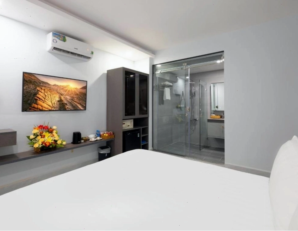 Một góc phòng nghỉ tại Khách sạn Boss Palace