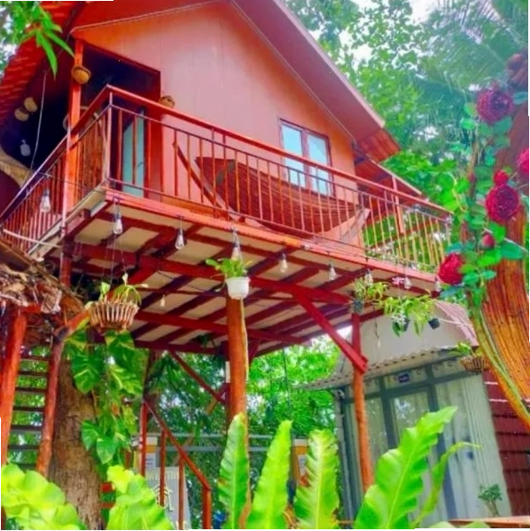 Một góc phòng tại Huy Hoàng Homestay Kiên Giang