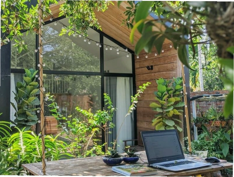 Một góc yên tĩnh khác tại homestay gần Núi Bà Đen