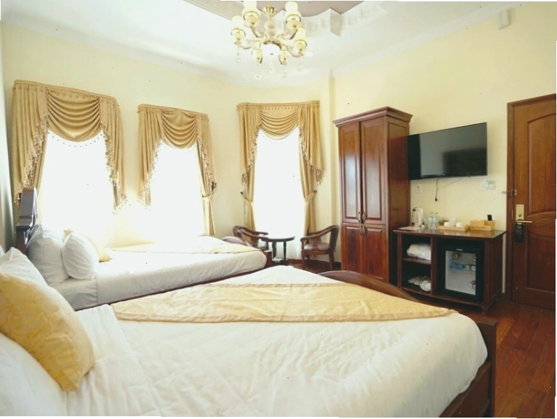 Một phòng nghỉ tiện nghi tại khách sạn trên đường Bùi Thị Xuân