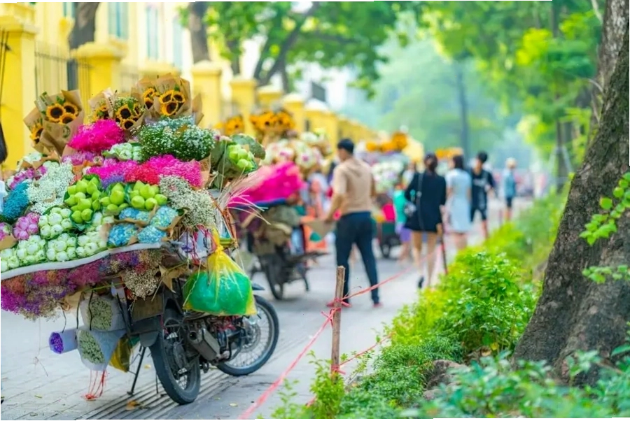 Mùa thu tại Hà Nội và các vùng lân cận mang đến không khí lãng mạn