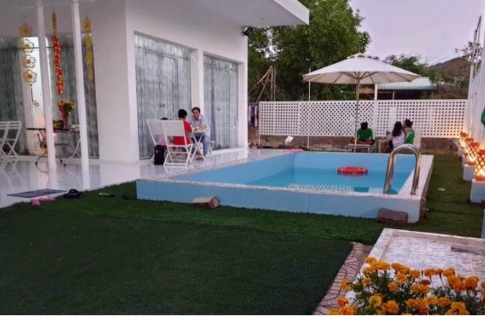 Ngôi nhà gỗ riêng biệt tại Ocean Land Homestay Hồ Tràm