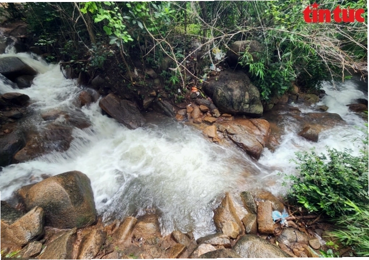 Người dân và du khách vui chơi, tắm mát tại Suối Ô Đá Ba Chúc