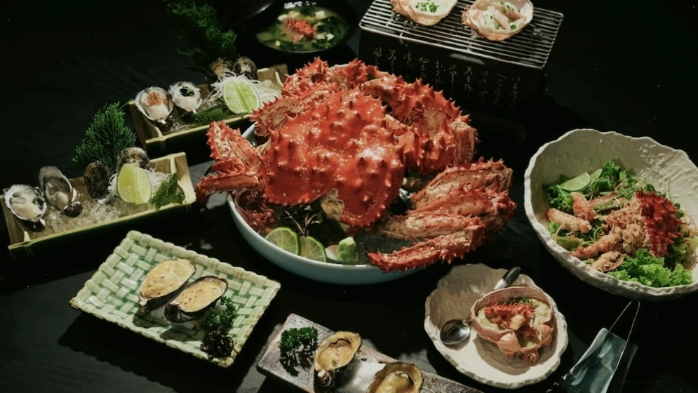 Nguyên liệu tươi ngon nhập khẩu từ Hokkaido tại Sushi Hokkaido Sachi