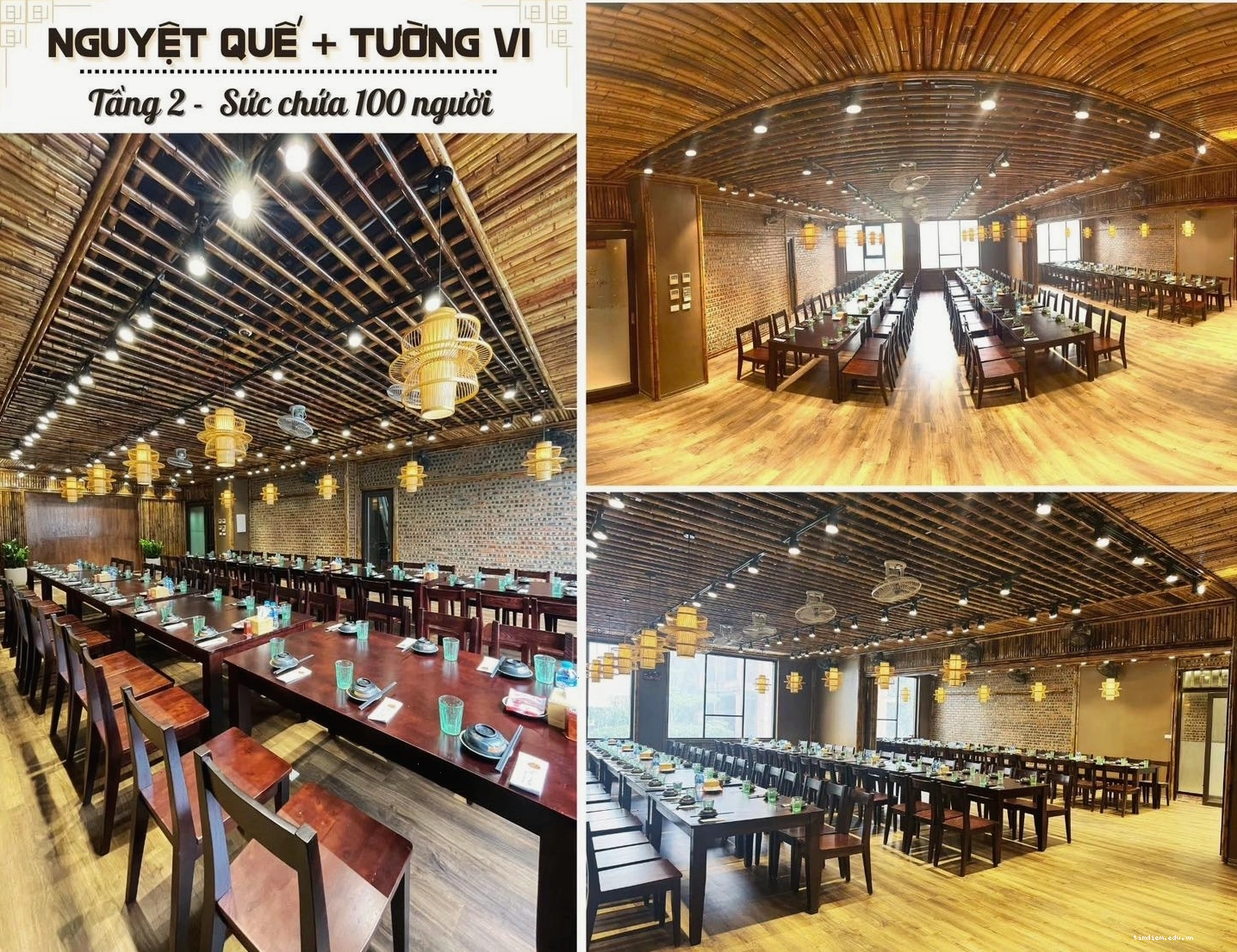 Nhà hàng 3 Miền có nhiều phòng riêng sức chứa từ 6 đến 150 khách